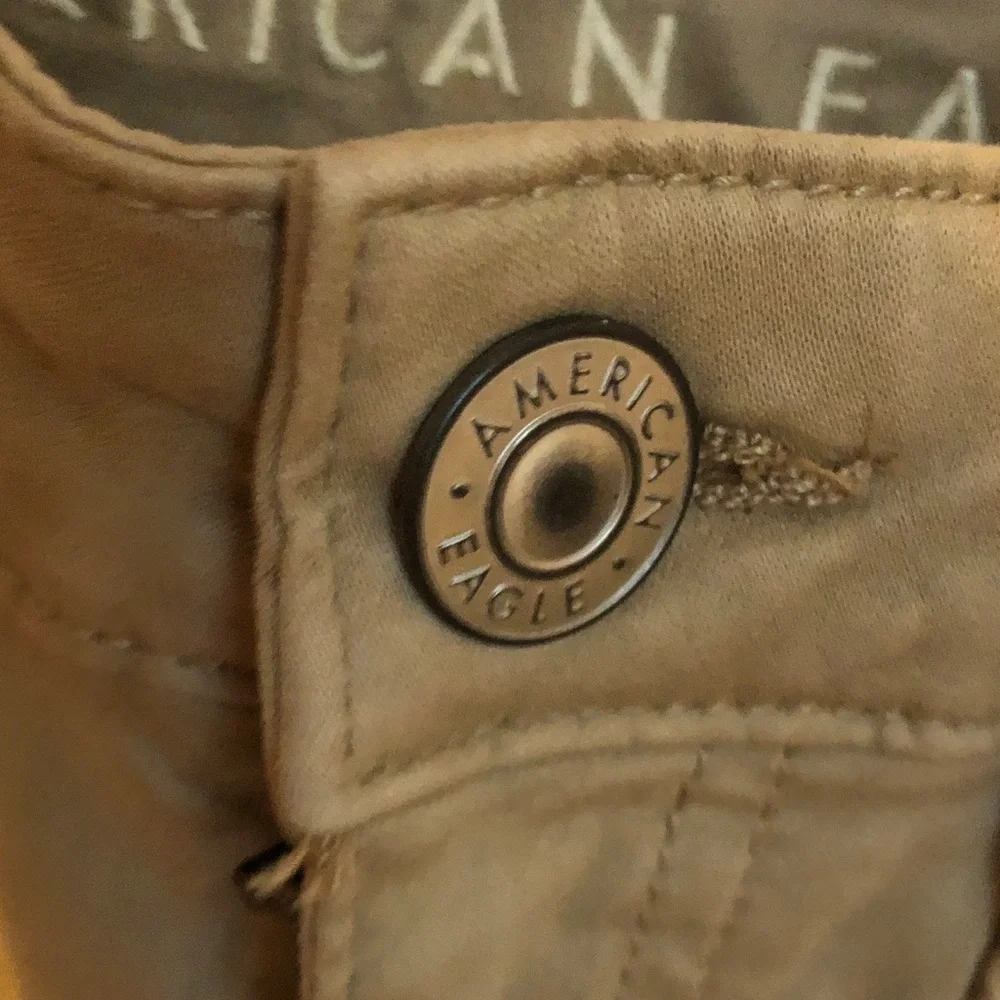 American Eagle Outfitters Kids Khaki Slim Pants - Beige